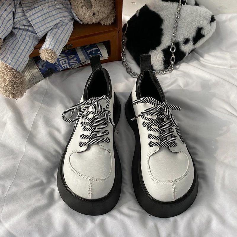 Giày Lười Da Oxford Đế Dày Phong Cách Nhật Bản Thời Trang Mùa Xuân Cho Nữ