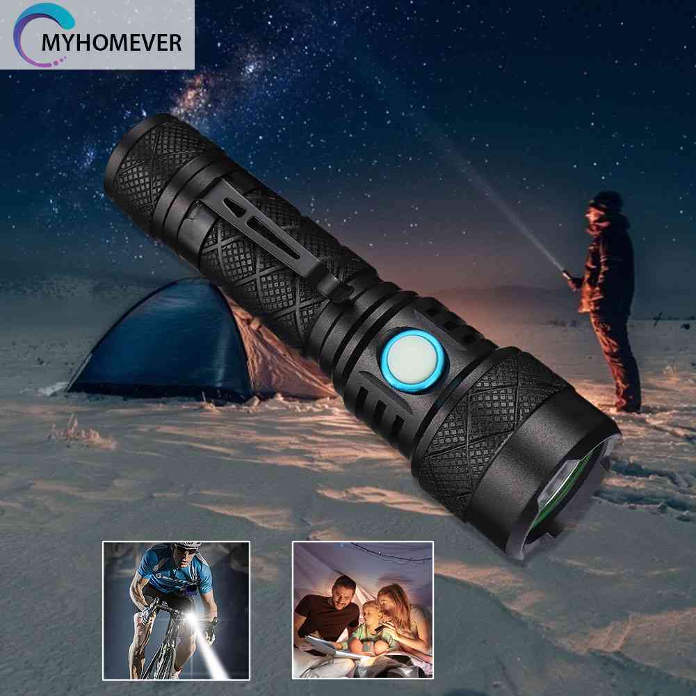 Đèn Pin Mini Cầm Tay Sạc Cổng USB Tiện Lợi Và Bền