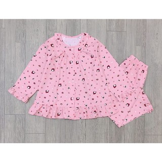 bộ bé gái mặc nhà pipilong