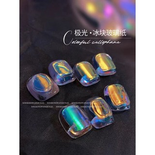 sticker dán nổi óng ánh nail