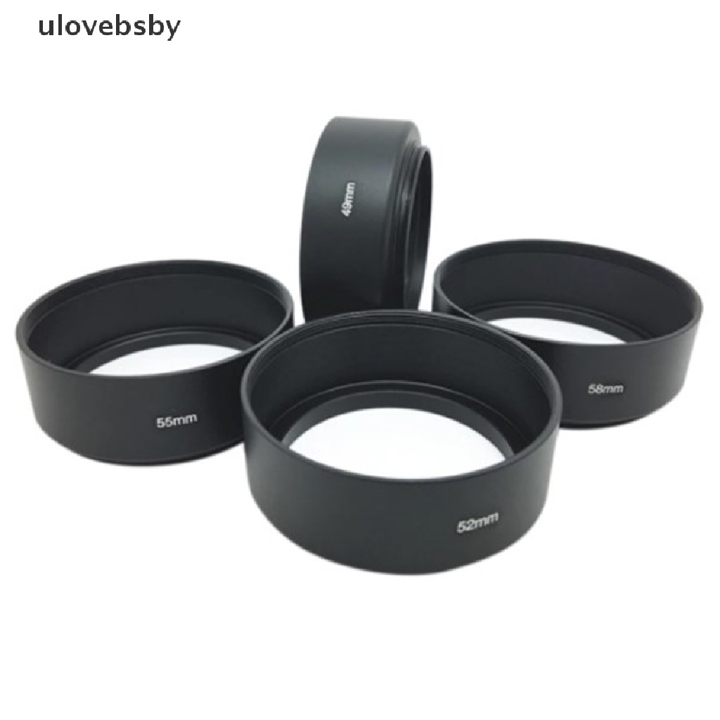 Ống kính kim loại dài ulovebsby 1pc hood cho canon nikon sony cho ống kính máy ảnh olympus pentax vn