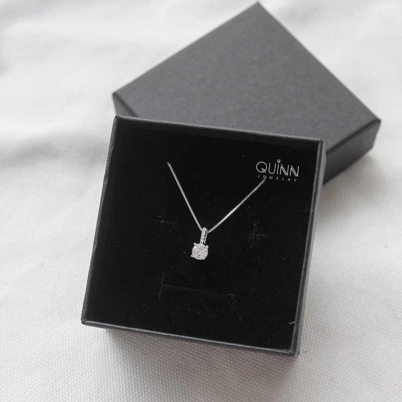 Dây chuyền Ciara, dây chuyền bạc nữ 1 viên đá nhỏ xinh