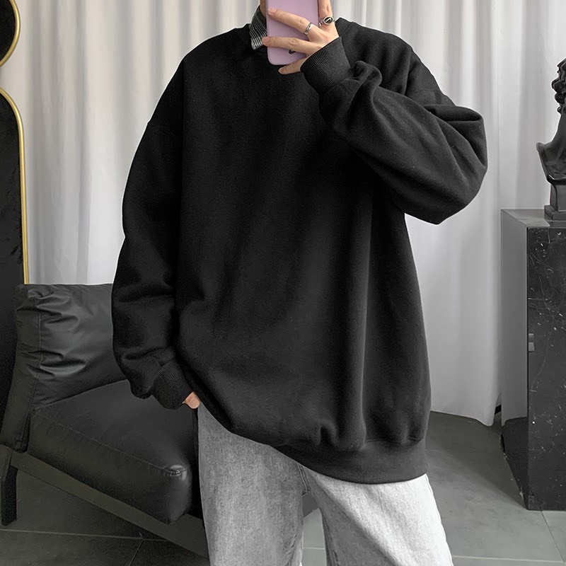 Áo Nỉ Sweater MALIBU Unisex Dáng Rộng, Áo Sweater Dài Tay Nỉ Bông Nam Nữ Cao Cấp | BigBuy360 - bigbuy360.vn