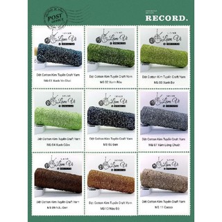 🍀 Sợi Dệt Cotton Craft Yarn KT