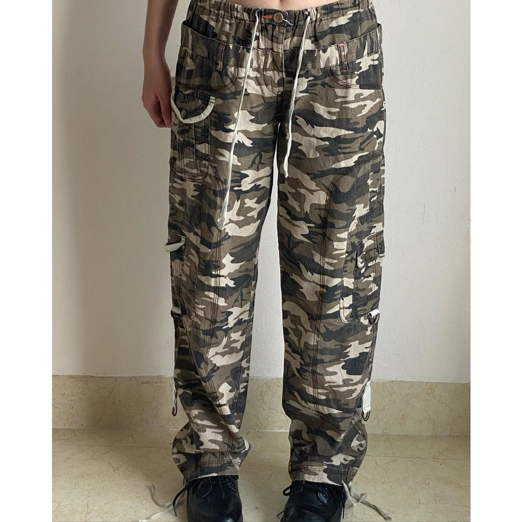 ( Đồ si) quần CARGO PANTS camo 2hand