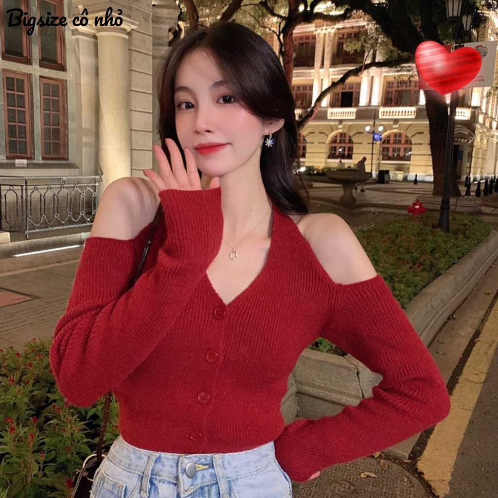 Áo Thun Kiểu Tay Dài Bigsize Cổ V Trễ Vai Tôn Dáng Tôn Eo Chất Thun Gân Tăm Cao Cấp Mã G22