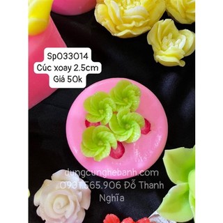 khuôn Silicone hoa cúc B39