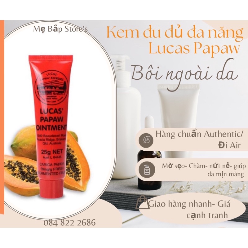 Kem bôi lucas Úc 25g