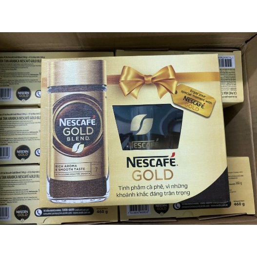 Cà Phê Arabica nguyên chất hoà tan Nescafé Gold Blend 100gram - Nestlé .Date 5/2024