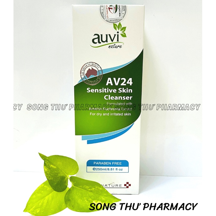 AUVI NATURE AV24 SENSITIVE SKIN CLEANSER - GEL TẮM GIÚP LÀM SẠCH VÀ DƯỠNG ẨM CHO DA KHÔ