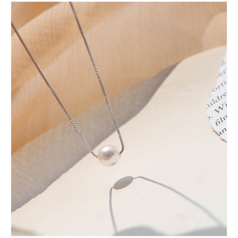 MANYUE Vòng cổ ngọc trai nhân tạo 8mm phong cách hàn quốc thời trang dành cho nữ