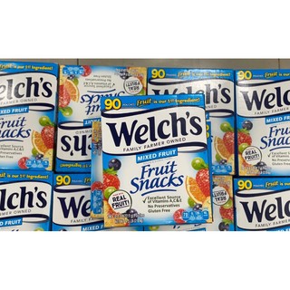 Date 5.24 hộp 90 gói kẹo dẻo trái cây welch's fruit snacks - mỹ