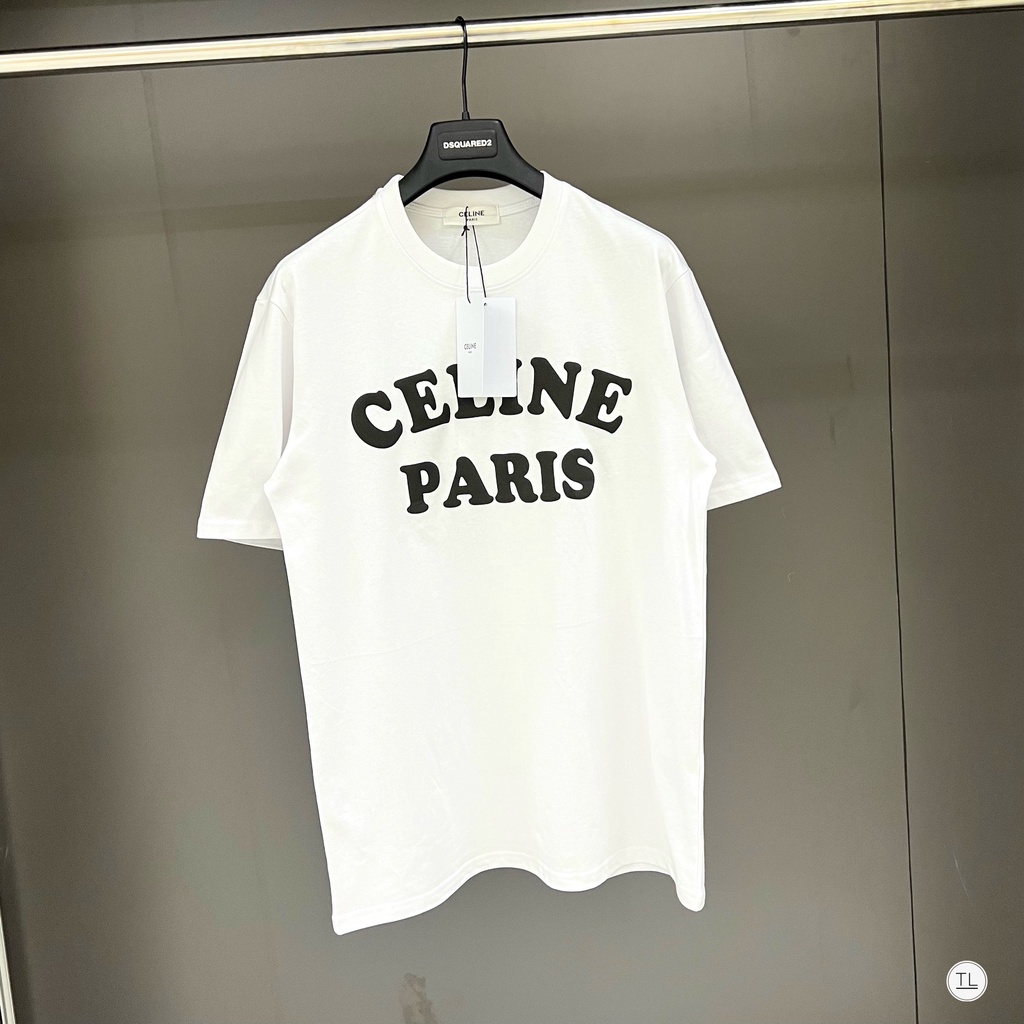 🔥Hot🔥Áo thun Celine Paris in chữ hot trend Nam nữ New 2023
