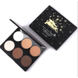 Bảng 6 ô phấn tạo khối - highlight - bắt sáng maycheer modern fashion no.3050