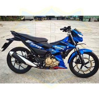 Tem rời Satria fi xanh bụng đen