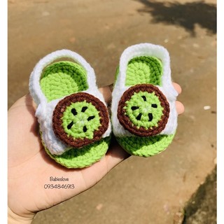 Giày len trái cây cho bé 0-18m