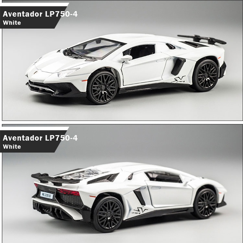 Mô Hình Xe Ô Tô Thể Thao Lamborghini Aventador SV LP750-4 Tỉ Lệ 1: 32