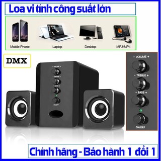 Bộ loa máy tính usb sada d202, loa vi tính công suất lớn, có chỉnh bass,thiết kế nhỏ gọn,nghe nhạc cực hay,công suất 16w