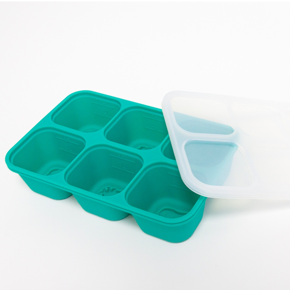 Khay silicon trữ đông đồ ăn dặm cho bé Marcus &amp; Marcus - Ollie (60ml x 6 ngăn)