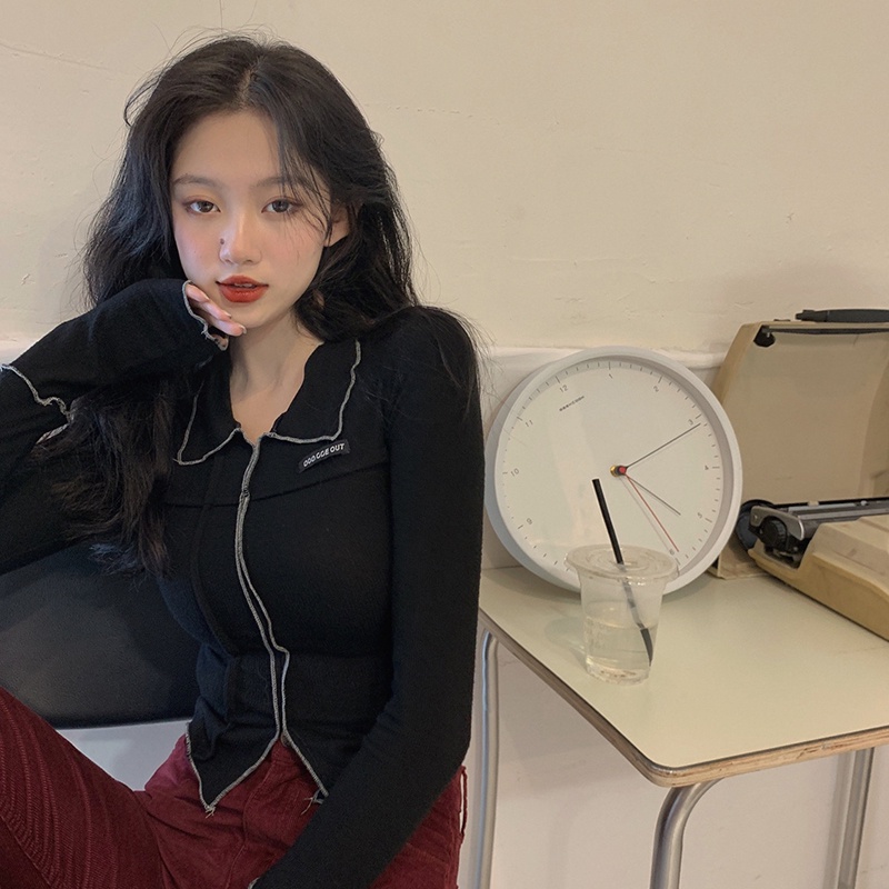 NRVP Áo Thun Nữ Dài Tay Dáng Rộng Phong Cách Hàn Quốc Mới