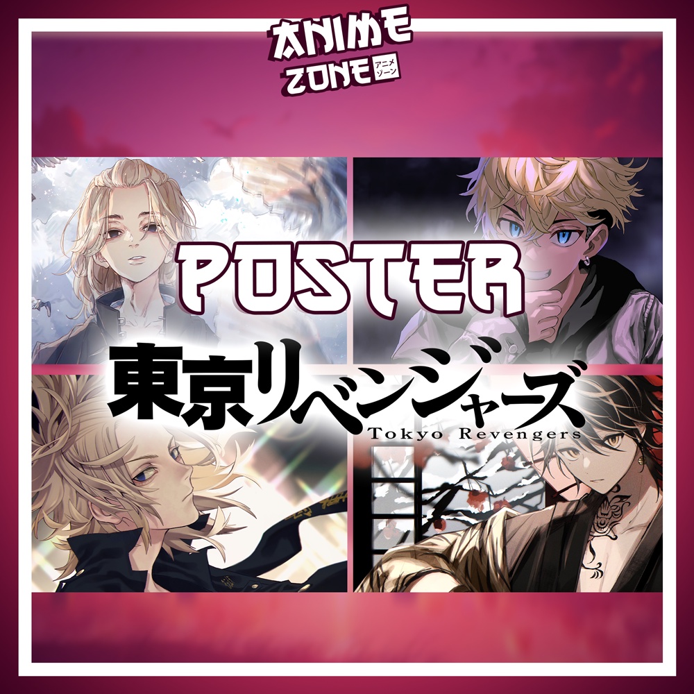 Poster Dán Tường Tokyo Revengers - Áp Phích Dán Tường, Trang Trí Phòng Anime by Anime Zone AZ