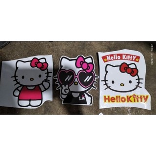 Tem decal Hello Kitty siêu dễ thương dán trang trí xe tải, xe ô tô