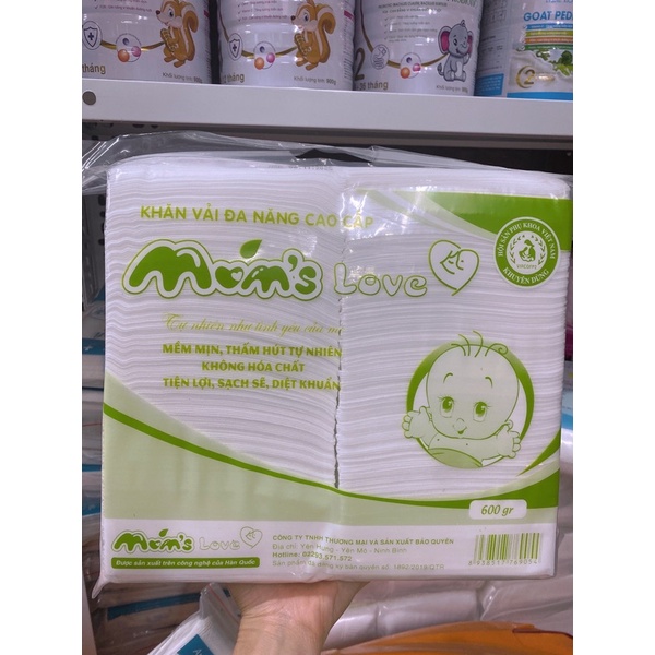 Khăn khô đa năng cao cấp Mom’s Love 600g