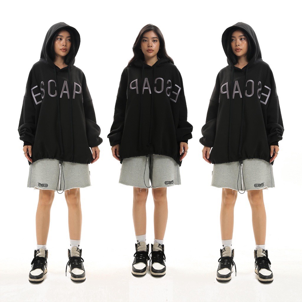 ÁO HOODIE ESCAPE VER NỈ MỎNG- M/L/XL