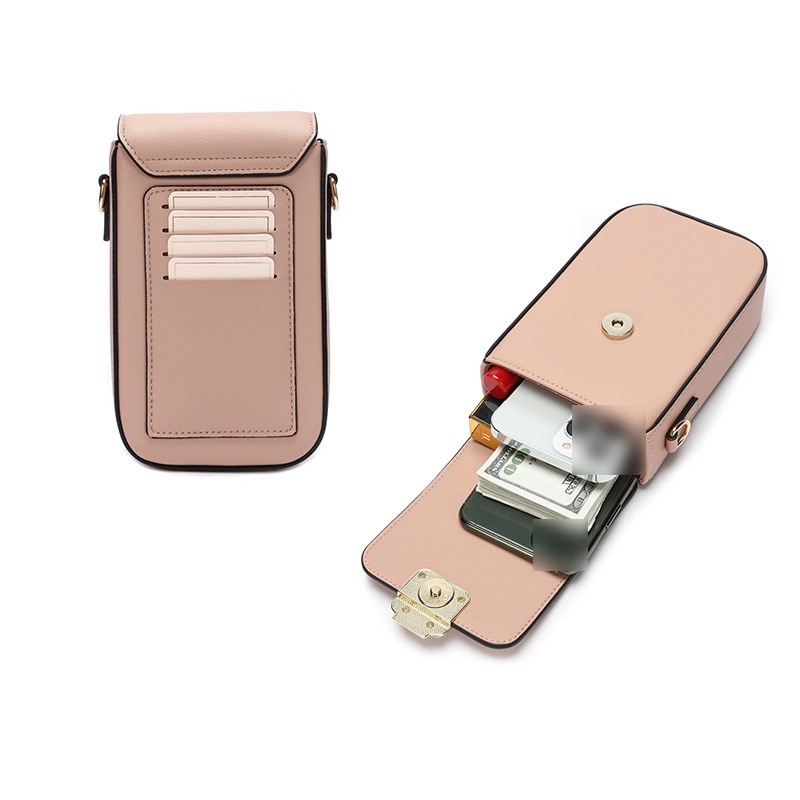 IELGY Túi Đeo Chéo Đựng Điện Thoại Khóa Nam Châm Phong Cách retro Dành Cho Nữ