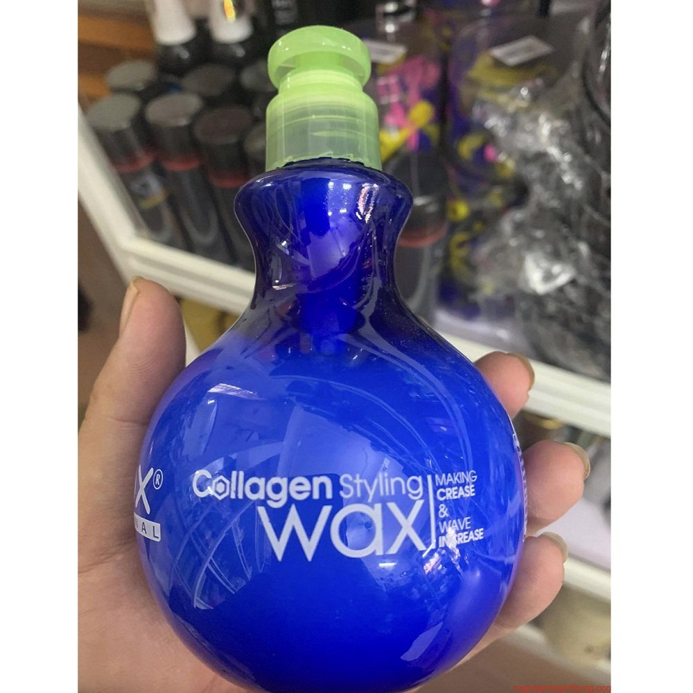 Wax Tạo Nếp Tóc Lavox Collagen 300ml cho tóc uốn và tóc thẳng Chính Hãng