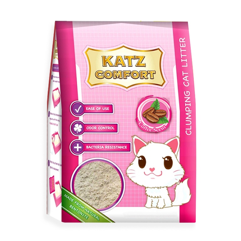 Cát vệ sinh mèo tự nhiên - Katz Comfort Cat Litter Scent 5L