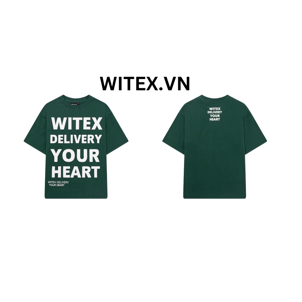 Áo thun local brand WITEX chính hãng tay lỡ form rộng unisex nam nữ in nổi