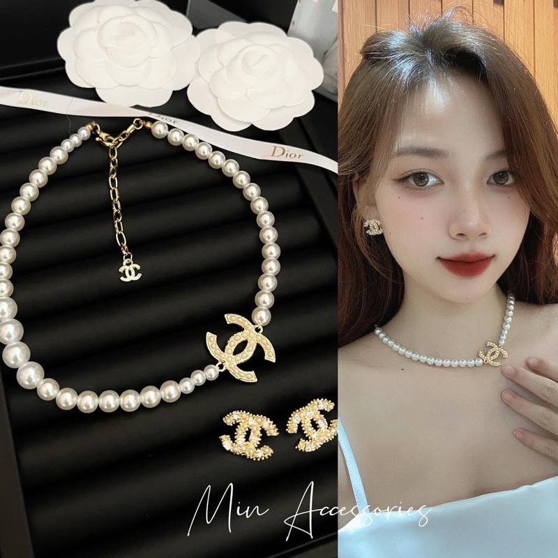 Vòng cổ, Dây chuyền nữ nhiều mẫu, Khuyên tai phụ kiện thời trang nữ PK - NhiNhi Shop