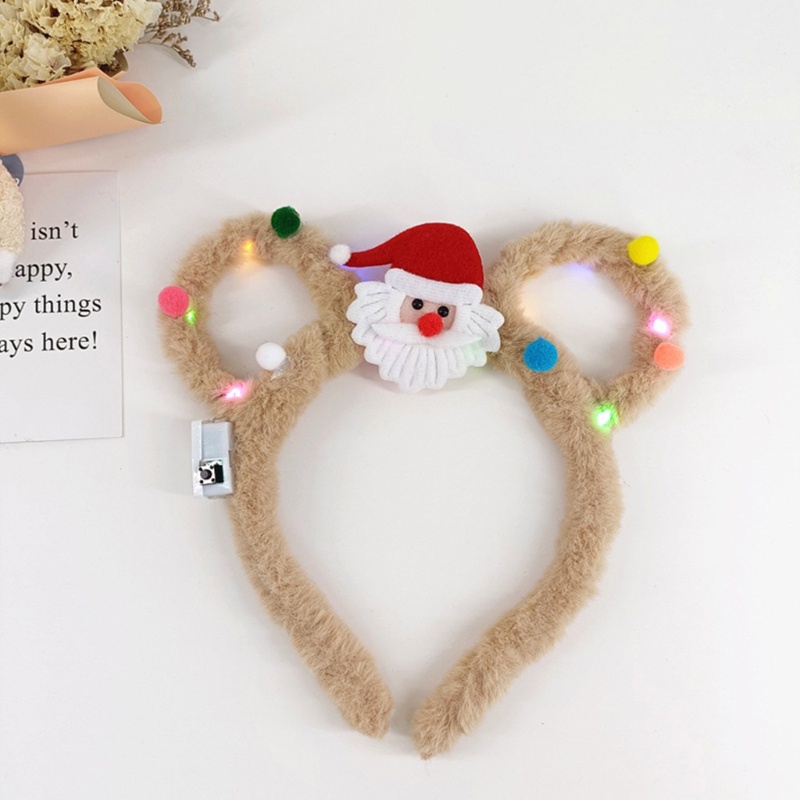 Băng Đô Cài Tóc Hình Tai Gấu Nhiều Màu Sắc