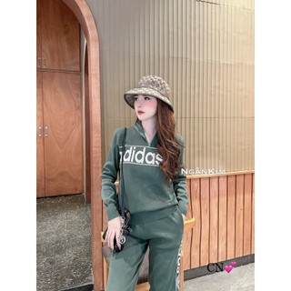 Set bộ len a.d.i.d.a.s khoá cổ Len QC