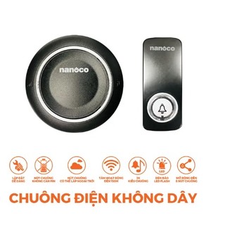 Chuông điện không dây nanoco nd157, nd156