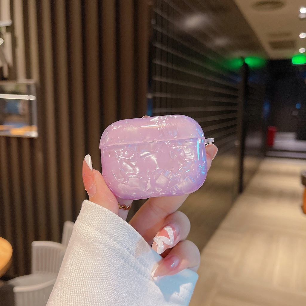 Vỏ Bảo Vệ Hộp Sạc Tai nghe không dây AirPods 1 2 Pro2 2022 gen3 2021 Bằng TPU Silicone Mềm Họa Tiết Lấp Lánh