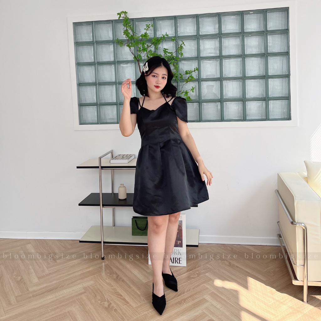 Váy Đầm BIGSIZE Chất Tafta Dáng Xòe 2 Lớp - BloomBigsize