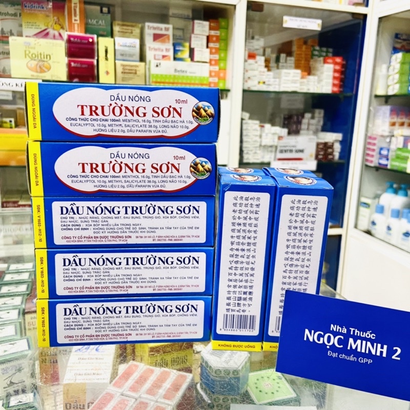 ✅ [Chính Hãng] Dầu nóng Trường Sơn , chai 10ml , Dầu , trường sơn , nóng , daunong trường Sơn