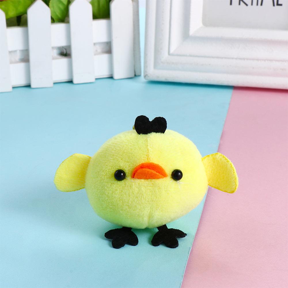 DARNELL Móc Khóa Gà Nhồi Bông 6cm Đáng Yêu