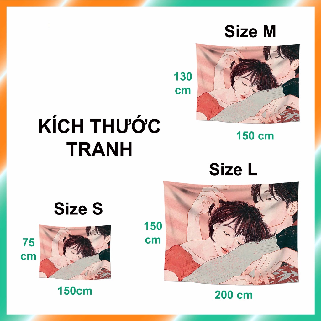 20 Mẫu ĐẸP Tranh Vải Treo Tường One Piece Totoro Tranh Vải Decor Naruto có 3 size