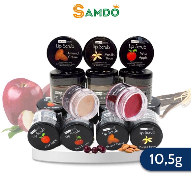 Tẩy Tế Bào Chết Môi Beauty Treats Lip Scrub 10.5g - Giúp Môi Mềm Mại, Mịn Màng