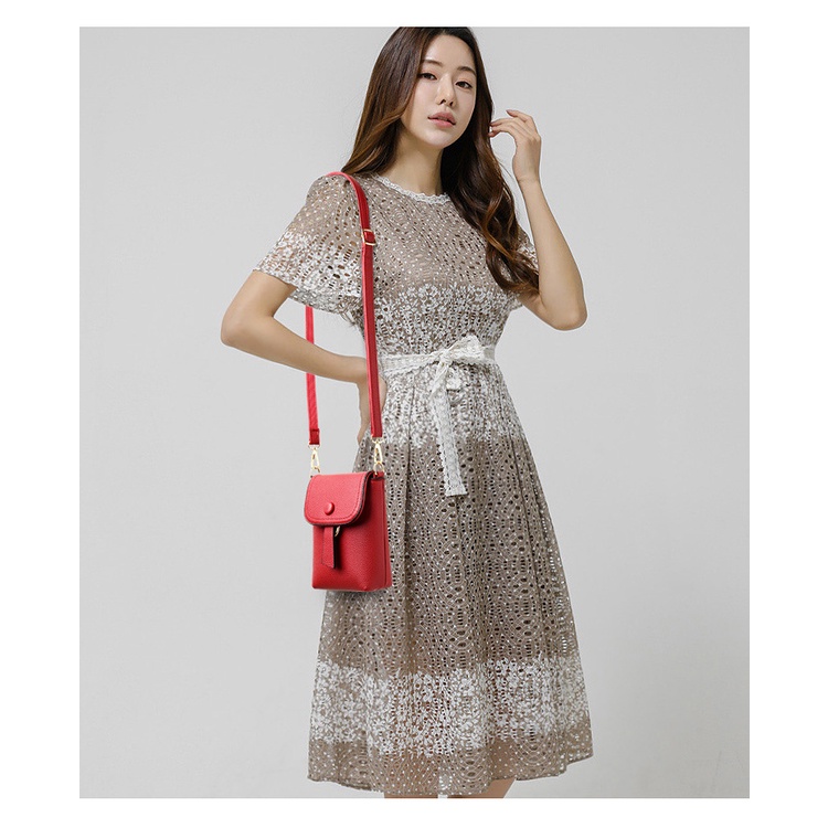 Ielgy Túi Đeo Vai Đựng Điện Thoại Mini Đơn Giản Thời Trang Cao Cấp