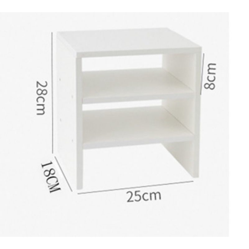 Kệ gỗ nâng màn hình laptop và máy tính Nội thất An hạ dài 50x20x8cm đa n