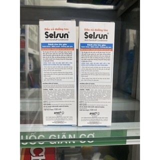 combo 2 chai dầu xả dưỡng tóc selsun 100ml