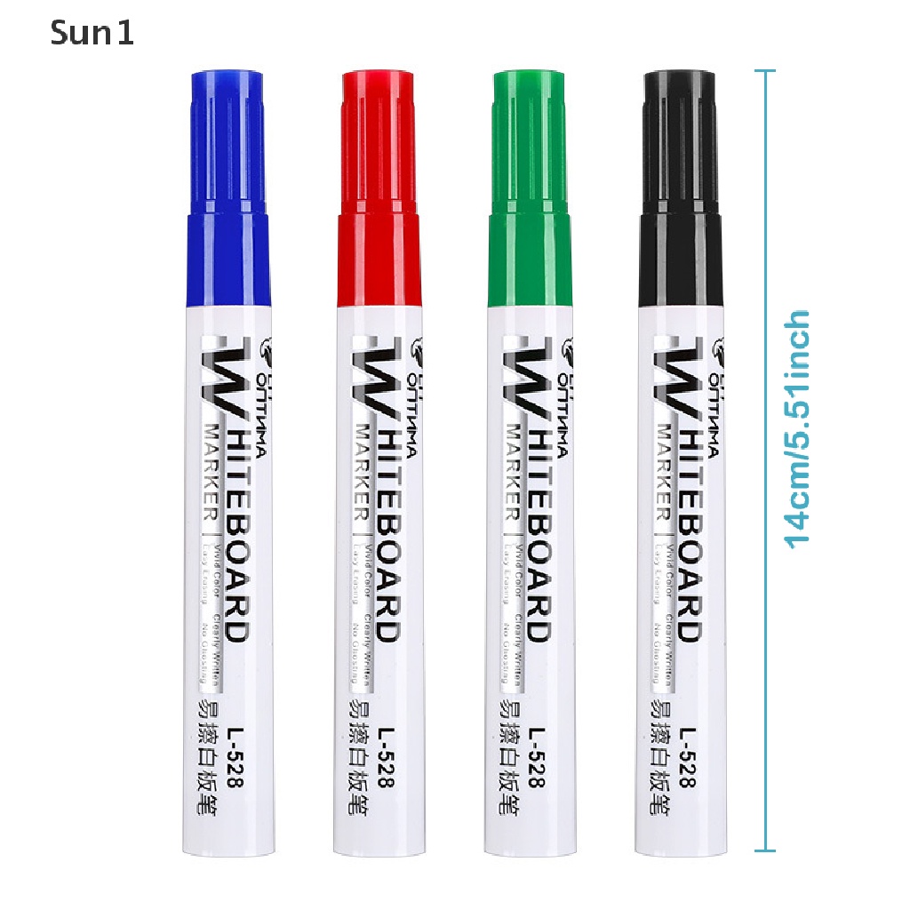 Set 10 Bút Lông Viết Bảng Đen / Màu Nước Dung Tích Lớn 2.0