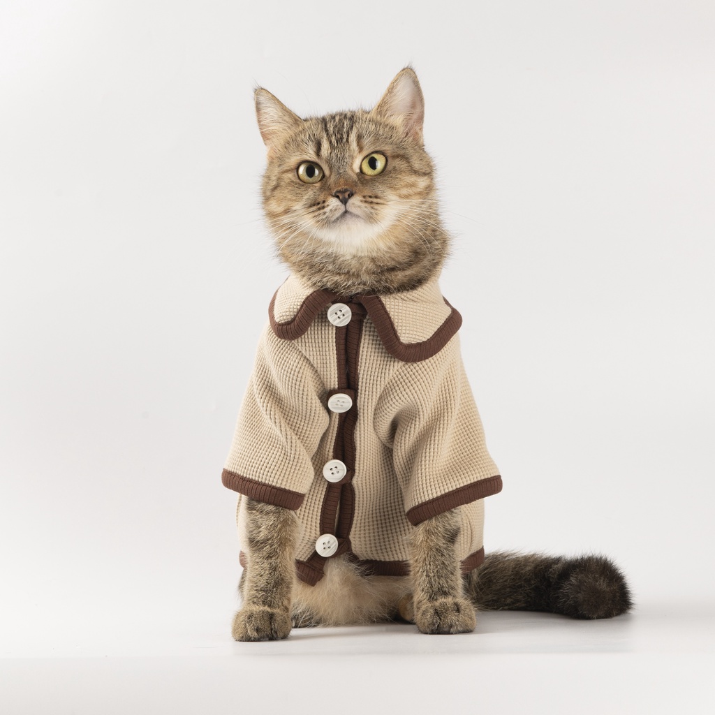 Áo Khoác Len Hàng Hiệu mùa đông cho thú cưng - SaboCoco - SB24