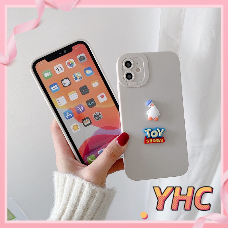 ốp iphone Hình Chú Vịt 3D Cho Iphone6 6splus 7 7plus 8plus XR X XS 11 12 Pro max Plus Promax max-065