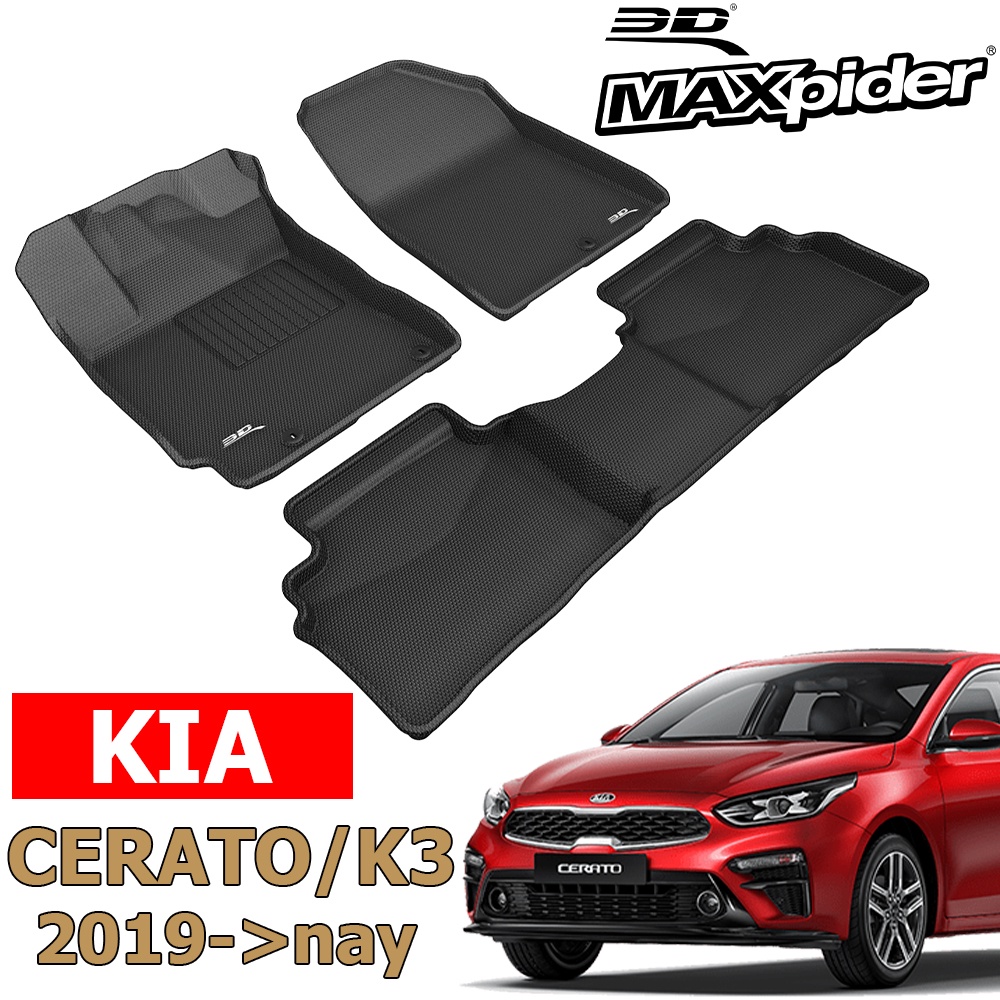Thảm Lót Sàn KIA CERATO/K3 chính hãng 3D MAXpider KAGU 2019 2020 2021 2022 2023