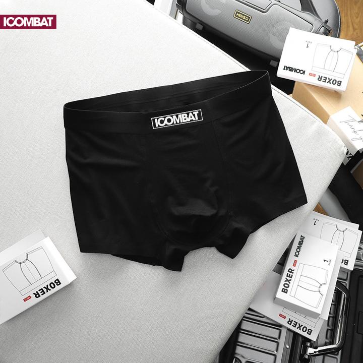 Bộ 3 quần boxer nam iCombat Trunk Modal sợi gỗ sồi mềm mại kháng khuẩn combo sịp nam cao cấp